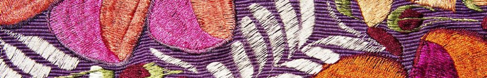 Embroidered textile from Oaxaca is used to make huipils , the most common traditional garments worn by indigenous women from central Mexico to Central America.